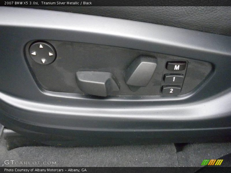 Titanium Silver Metallic / Black 2007 BMW X5 3.0si