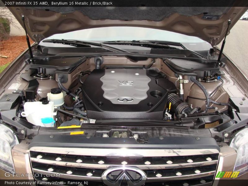 Beryllium 16 Metallic / Brick/Black 2007 Infiniti FX 35 AWD