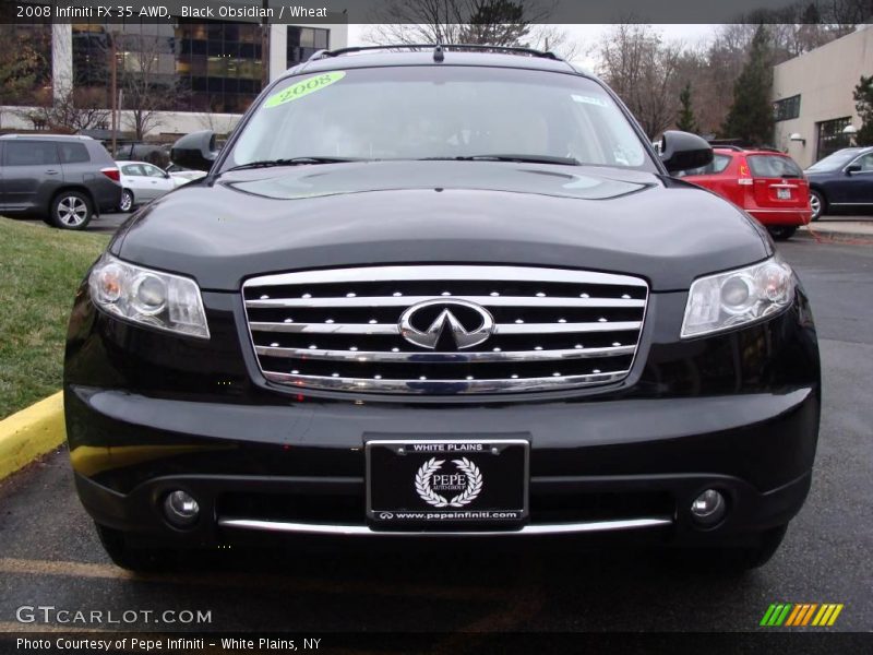 Black Obsidian / Wheat 2008 Infiniti FX 35 AWD