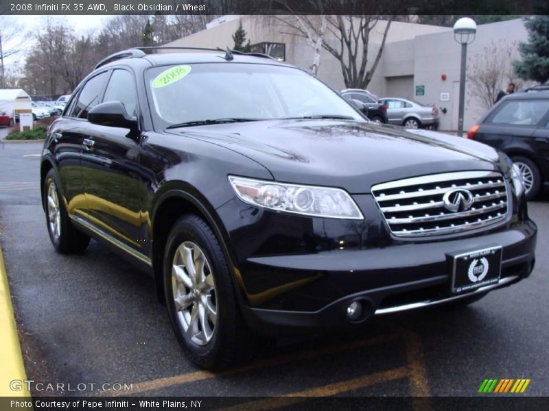 Black Obsidian / Wheat 2008 Infiniti FX 35 AWD