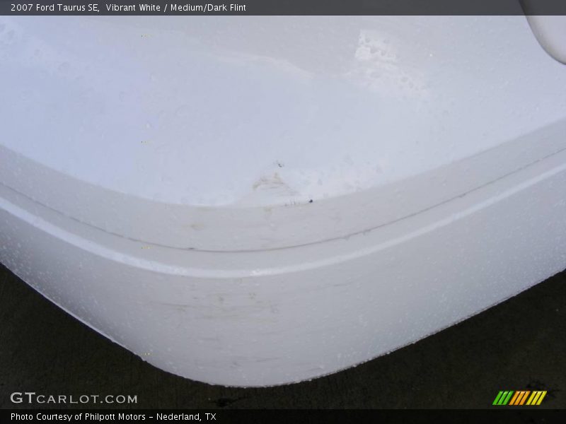 Vibrant White / Medium/Dark Flint 2007 Ford Taurus SE