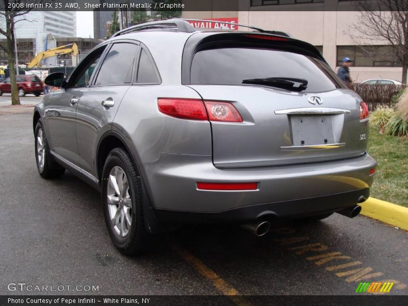 Sheer Platinum Metallic / Graphite 2008 Infiniti FX 35 AWD