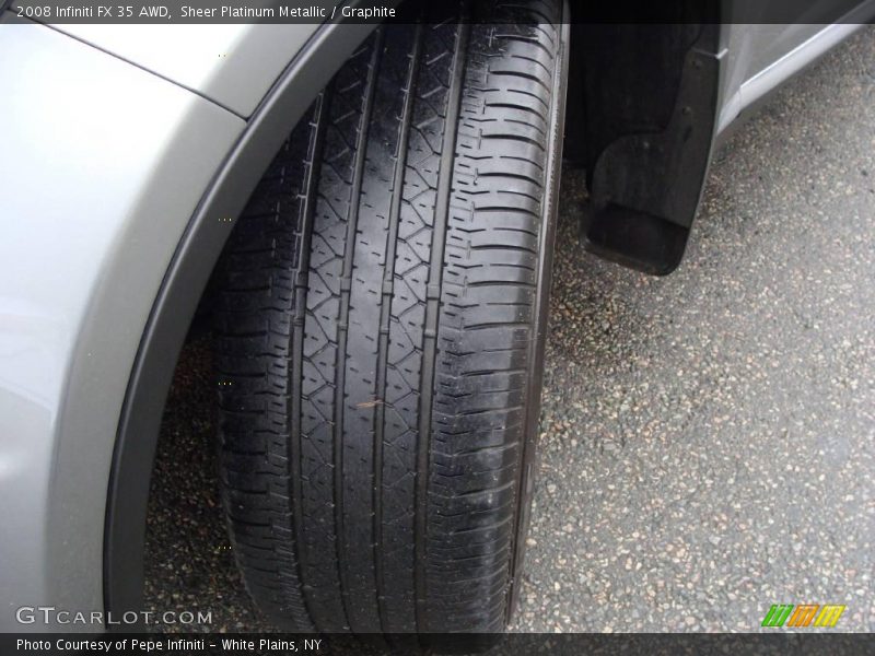 Sheer Platinum Metallic / Graphite 2008 Infiniti FX 35 AWD