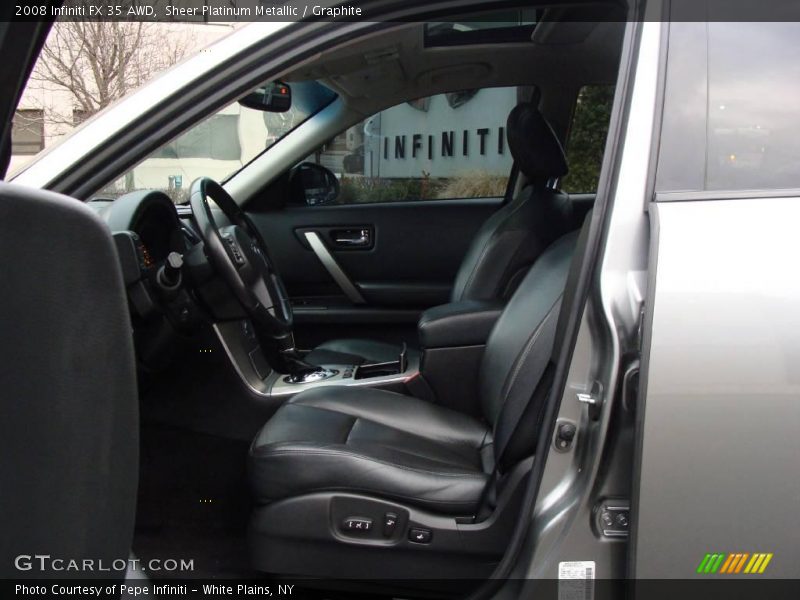 Sheer Platinum Metallic / Graphite 2008 Infiniti FX 35 AWD