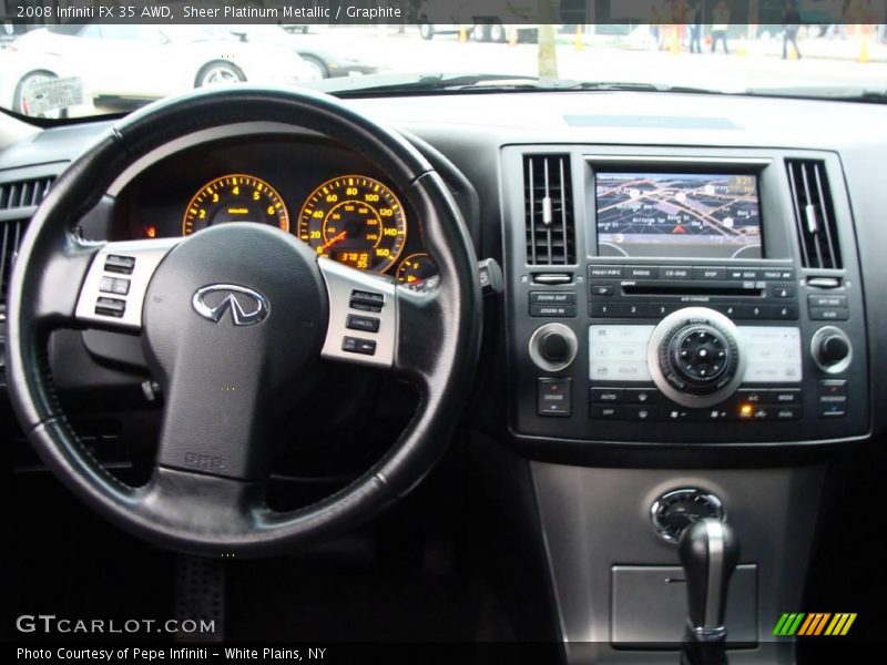 Sheer Platinum Metallic / Graphite 2008 Infiniti FX 35 AWD