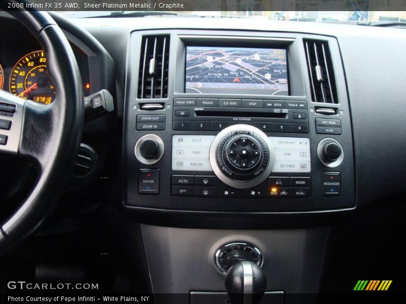 Sheer Platinum Metallic / Graphite 2008 Infiniti FX 35 AWD
