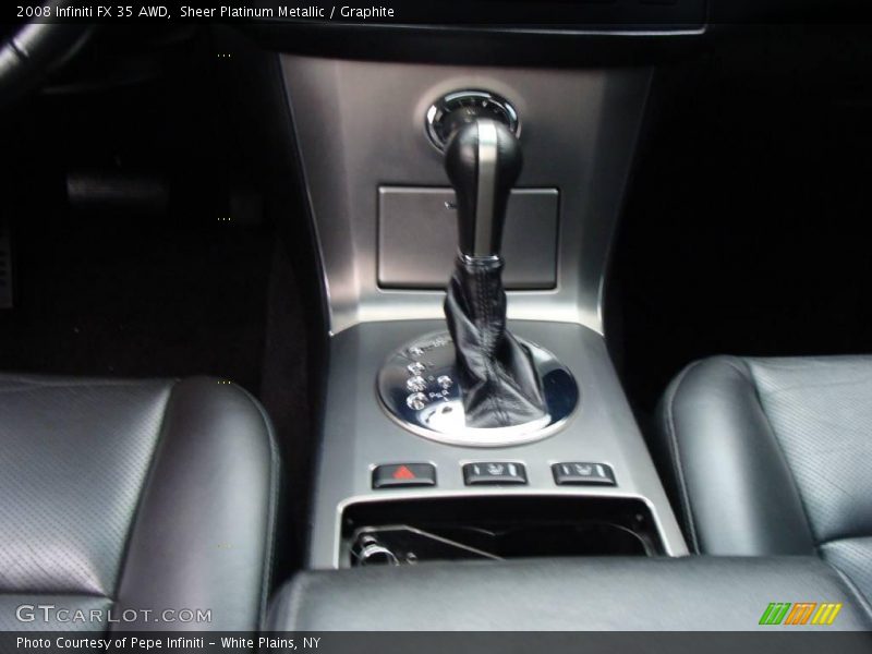 Sheer Platinum Metallic / Graphite 2008 Infiniti FX 35 AWD