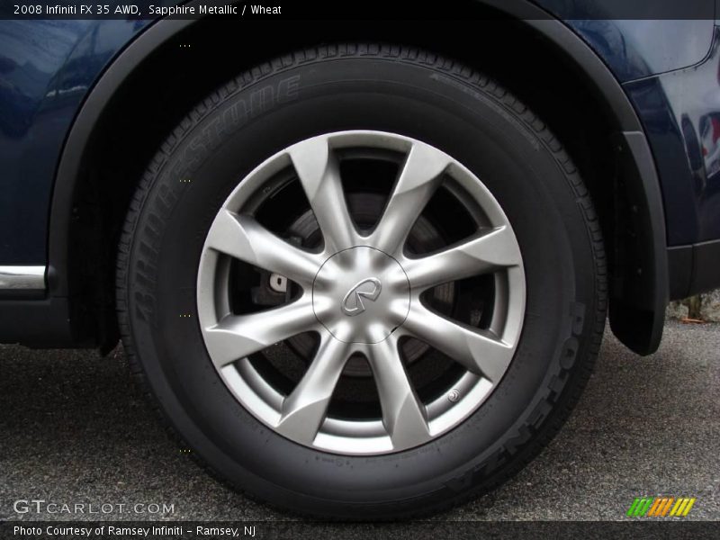 Sapphire Metallic / Wheat 2008 Infiniti FX 35 AWD