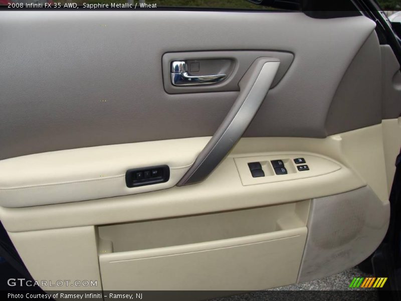 Sapphire Metallic / Wheat 2008 Infiniti FX 35 AWD