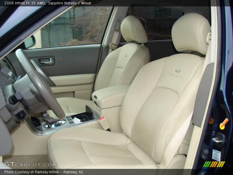 Sapphire Metallic / Wheat 2008 Infiniti FX 35 AWD