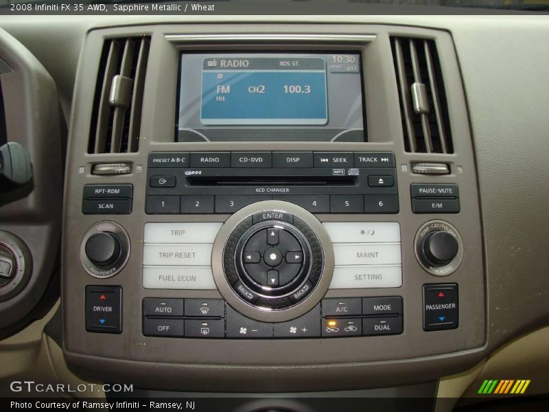 Sapphire Metallic / Wheat 2008 Infiniti FX 35 AWD