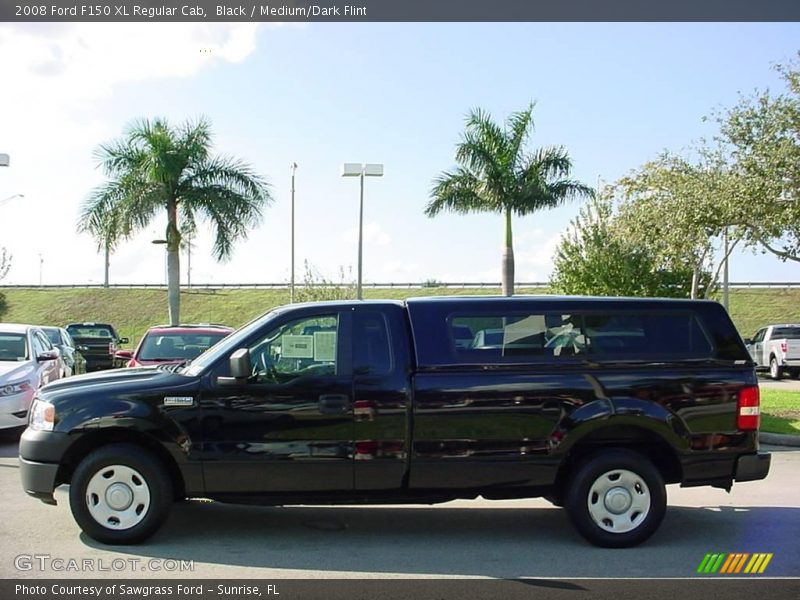 Black / Medium/Dark Flint 2008 Ford F150 XL Regular Cab