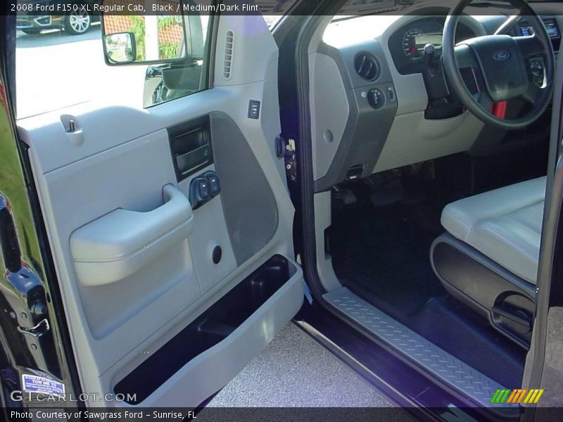 Black / Medium/Dark Flint 2008 Ford F150 XL Regular Cab