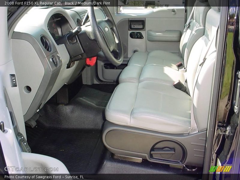 Black / Medium/Dark Flint 2008 Ford F150 XL Regular Cab