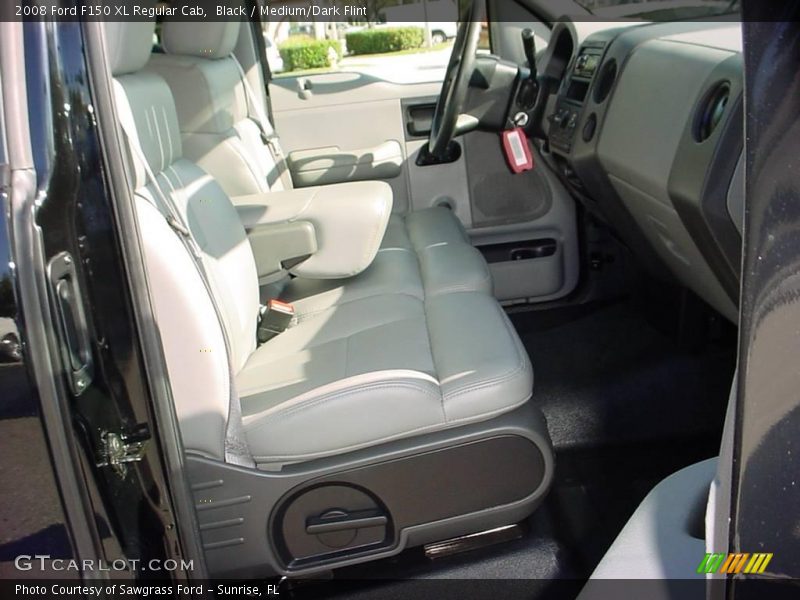 Black / Medium/Dark Flint 2008 Ford F150 XL Regular Cab