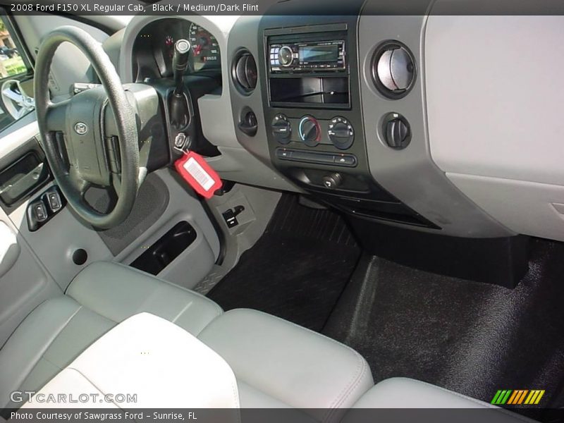 Black / Medium/Dark Flint 2008 Ford F150 XL Regular Cab