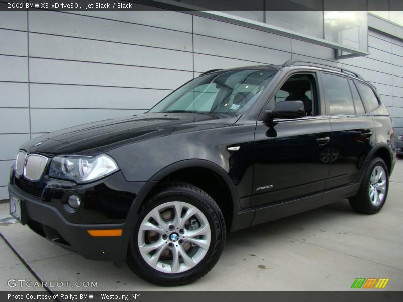 Jet Black / Black 2009 BMW X3 xDrive30i