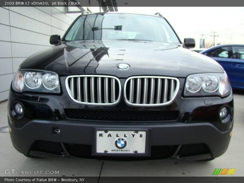 Jet Black / Black 2009 BMW X3 xDrive30i