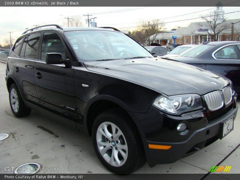 Jet Black / Black 2009 BMW X3 xDrive30i