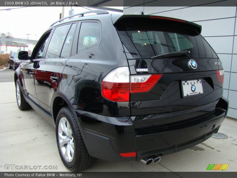 Jet Black / Black 2009 BMW X3 xDrive30i