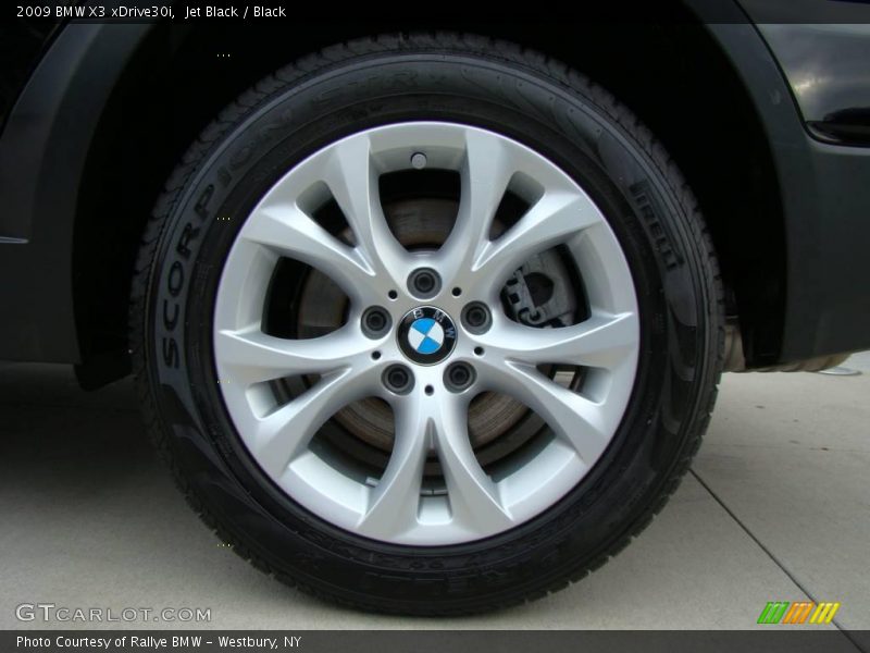 Jet Black / Black 2009 BMW X3 xDrive30i