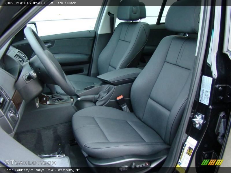 Jet Black / Black 2009 BMW X3 xDrive30i