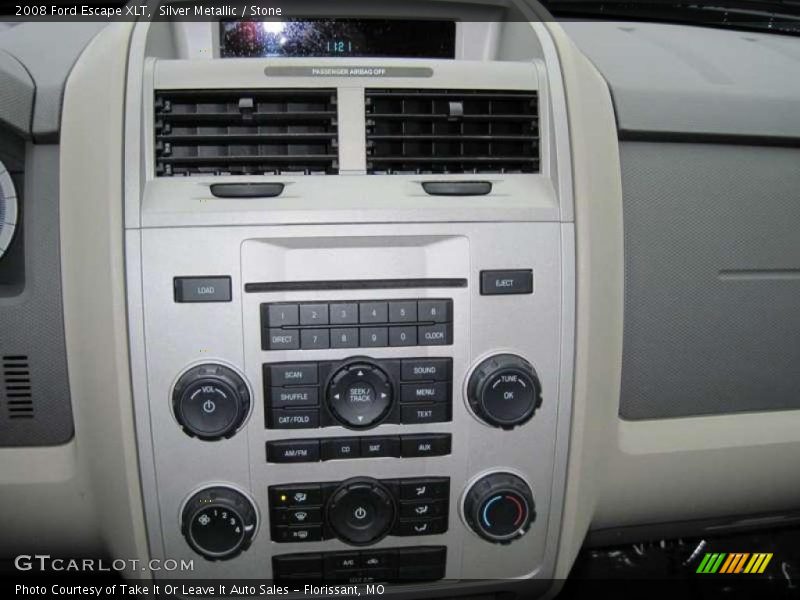 Silver Metallic / Stone 2008 Ford Escape XLT
