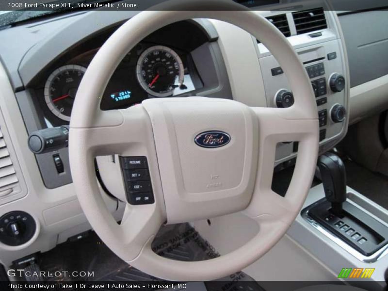 Silver Metallic / Stone 2008 Ford Escape XLT