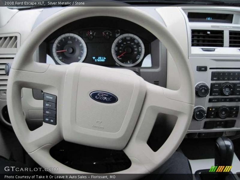 Silver Metallic / Stone 2008 Ford Escape XLT