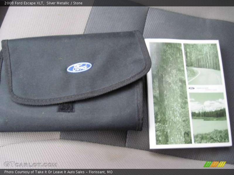 Silver Metallic / Stone 2008 Ford Escape XLT