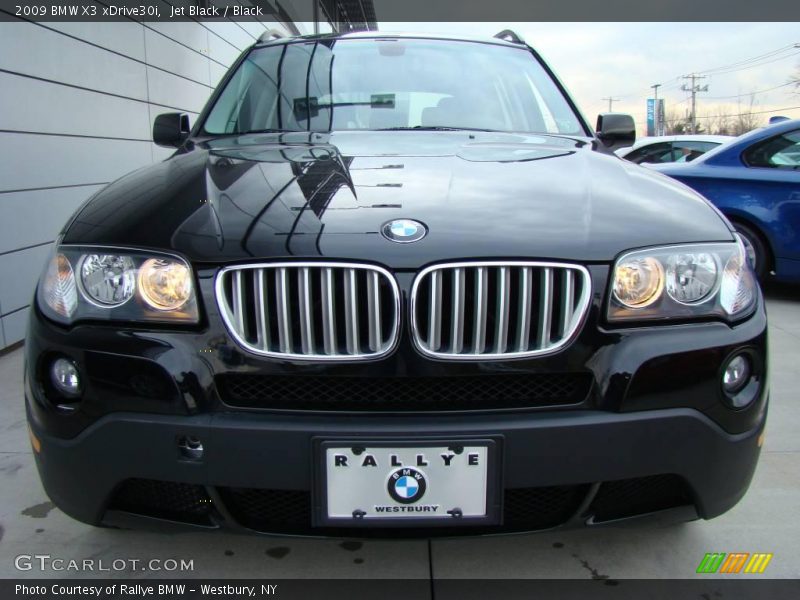 Jet Black / Black 2009 BMW X3 xDrive30i