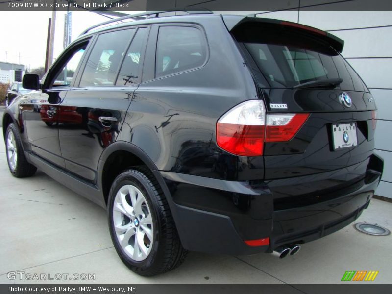 Jet Black / Black 2009 BMW X3 xDrive30i