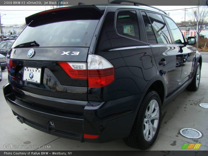 Jet Black / Black 2009 BMW X3 xDrive30i