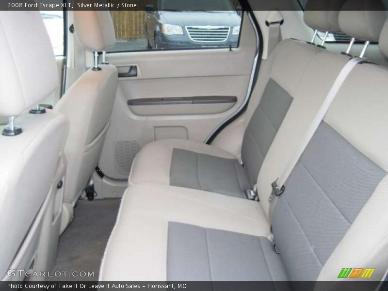 Silver Metallic / Stone 2008 Ford Escape XLT