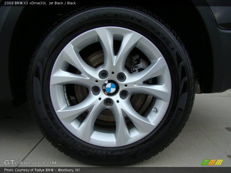 Jet Black / Black 2009 BMW X3 xDrive30i