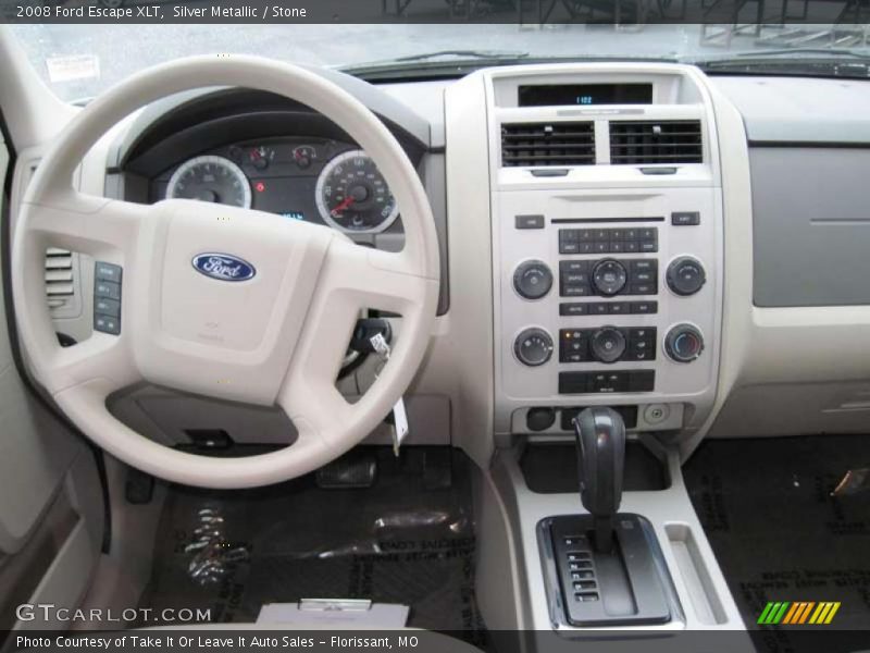 Silver Metallic / Stone 2008 Ford Escape XLT