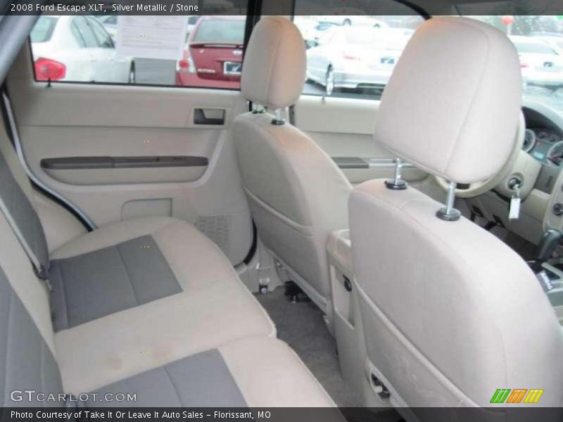 Silver Metallic / Stone 2008 Ford Escape XLT