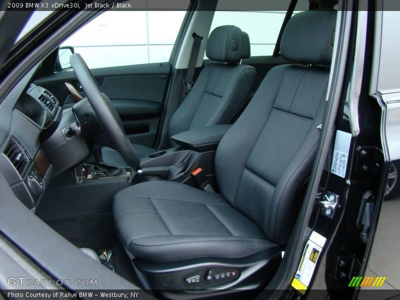 Jet Black / Black 2009 BMW X3 xDrive30i