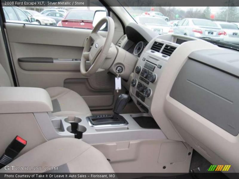 Silver Metallic / Stone 2008 Ford Escape XLT