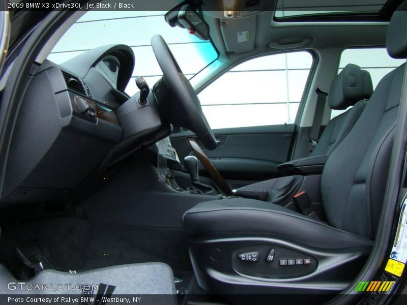 Jet Black / Black 2009 BMW X3 xDrive30i