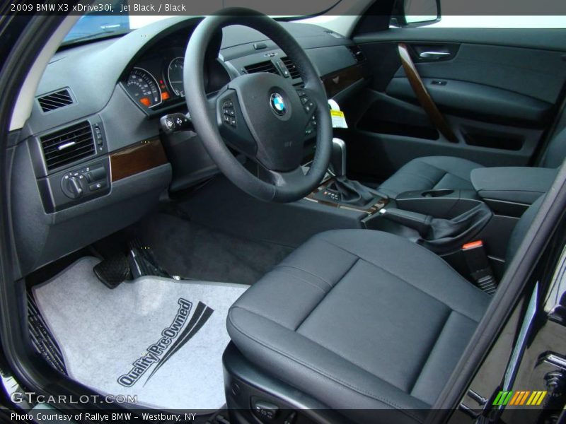 Jet Black / Black 2009 BMW X3 xDrive30i