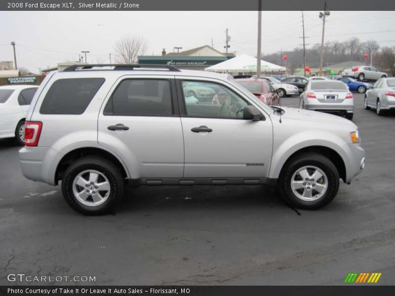 Silver Metallic / Stone 2008 Ford Escape XLT