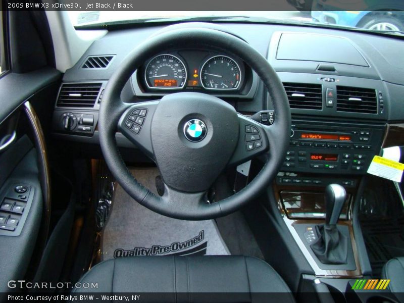 Jet Black / Black 2009 BMW X3 xDrive30i