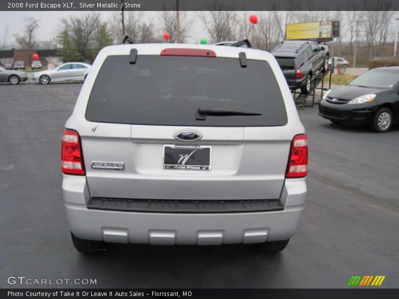 Silver Metallic / Stone 2008 Ford Escape XLT