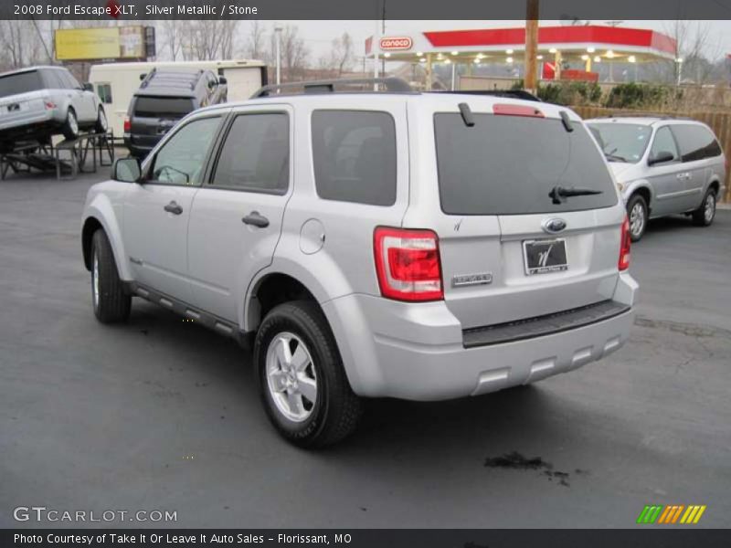 Silver Metallic / Stone 2008 Ford Escape XLT