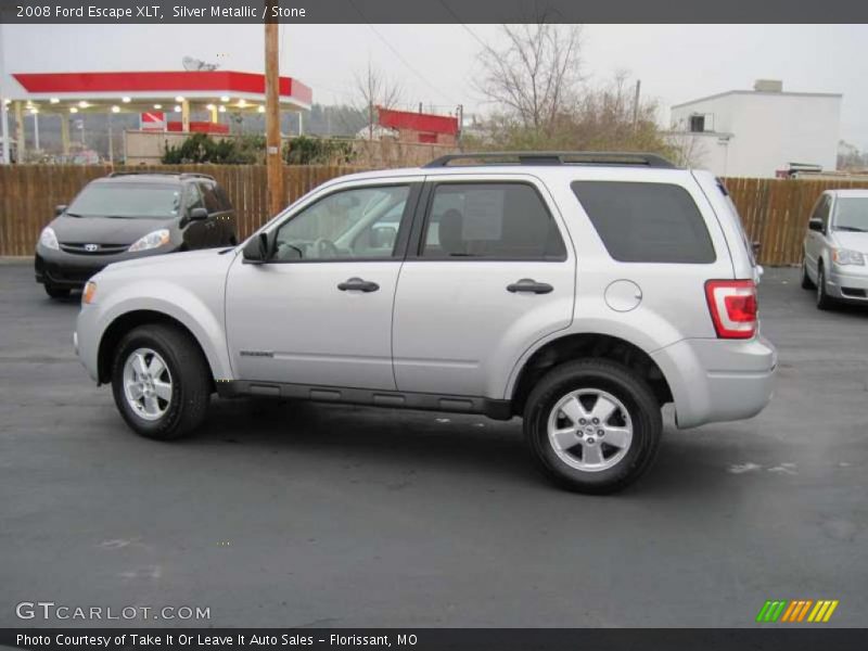 Silver Metallic / Stone 2008 Ford Escape XLT
