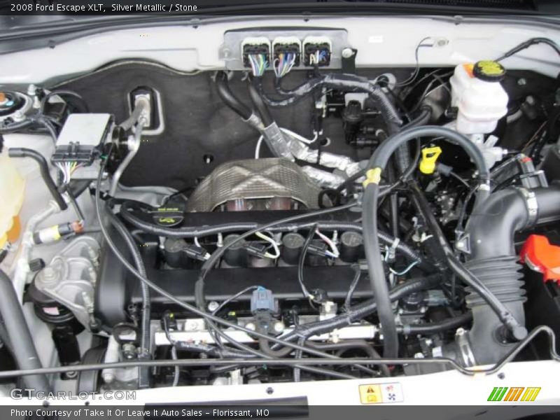 Silver Metallic / Stone 2008 Ford Escape XLT