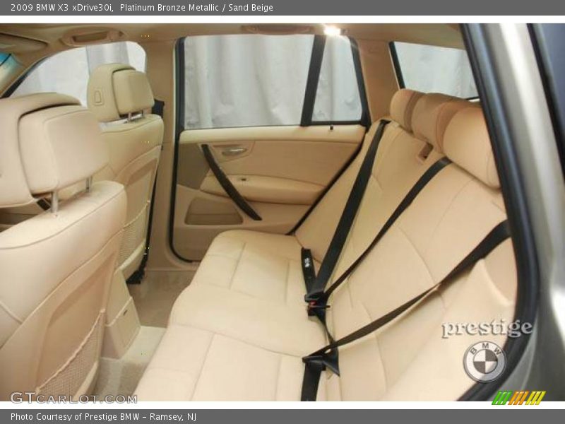 Platinum Bronze Metallic / Sand Beige 2009 BMW X3 xDrive30i