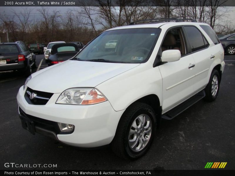 Taffeta White / Saddle 2003 Acura MDX