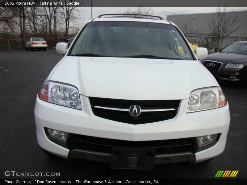 Taffeta White / Saddle 2003 Acura MDX